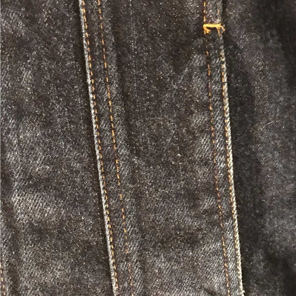 Eddie Bauer Dark Denim Jean Jacket, Authentic Outdoor Outfitter EST 1920 Size M - Picture 4 of 6